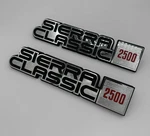 Sierra Classic 2500 2P Fender Nameplate 1984 1985 1986 1987 1988 1989 Emblem. Fixed Price $54.95.