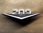 Oem 64 65 Ford Mustang 289 Front Fender Badge #C30B16C144A Kbc 21325 V8. Fixed Price $15.50.