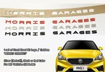 Silver Morris Garages Hood 3D Acrylic Logo Emblem Badge Letter For Mg Hs Zs. Fixed Price $49.96.