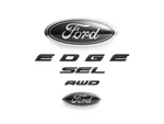 22 Thru 23 Ford Edge Sel Blackout Kit Front Oval And Rear Tailgate Emblem Badges. Fixed Price $249.99.