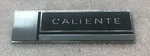 1965 Mercury Caliente Door Panel Emblem C5GB-5420348-A Nice Chrome Used. Fixed Price $30.00.