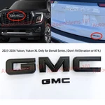 2025-2026 Gmc Yukon Denali Xl Front & Rear Replacement All Black Emblems. Fixed Price $108.95.