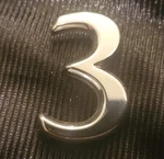 Infiniti M37 Emblem Symbol Sign Badge Logo Ornament Oem Factory Number "3". Fixed Price $10.00.