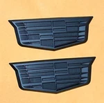 For Cadillac 2X9CM Color Fender Side Emblems Badge New All Black. Fixed Price $45.00.