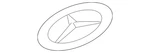 Genuine Mercedes-benz Hood Emblem 000-817-71-09. Fixed Price $64.80.