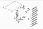 Genuine Mercedes W126 S-class Type Designation 1268172015. Fixed Price $31.08.