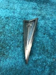 Pontiac Arrowhead Emblem Part Number 4486357 Not Sure Of Application Sold As Is. Fixed Price $59.99.