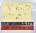 Mopar 68165753AA Rear Emblem. Oem Refurbished. 2014/2016 Dodge Dart. Fixed Price $15.00.