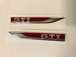 Vw Golf 7 Gti Emblem Logo Fender Lettering 2 Pieces 5G0853688L 5G0853688M. Fixed Price $81.58.