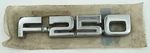 Genuine Oem Nos Ford F-250 Front Fender Emblem Chrome Plastic E7TZ-16720-B. Fixed Price $29.99.