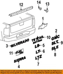 Gm Oem 07-14 Avalanche Pick Up Box Exterior Trim-nameplate 15925505. Fixed Price $36.31.
