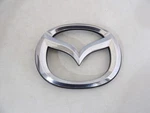 Mazda Chrome Plastic Clip On Emblem Logo F-20116 Oem Badge. Fixed Price $14.99.