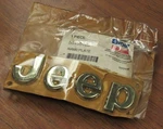 Nos Mopar Oem 55155125 Jeep Grand Cherokee Nameplate Emblem Badge Gold. Fixed Price $42.99.