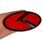 Red Front Grille Emblem Badge Black Gloss Kia Forte Soul Rio Spectra Custom. Fixed Price $19.99.