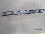Nos 1970 1975 Dodge "dart" Fender Nameplate Script Emblem Mopar 3445985. Fixed Price $65.00.