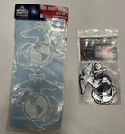 Usmc Marine Corps Chrome Auto Emblem And Tail Light Decals Made Usa. Fixed Price $22.45.
