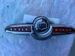 1953 Buick Special Eight Trunk Lid Emblem Badge Metal W/rubber Pad. Fixed Price $240.70.