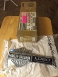 Rare Genuine Ford Harley Davidson Nameplate 2L3Z-16720-CA Lobo. Fixed Price $120.00.