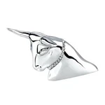 United Pacific 72034 Chrome Long Horn Bull Ornament. Fixed Price $94.30.