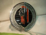 AM04 Pontiac Hood Nose Emblem Vintage 1942 #507091 Streamliner Eight. Fixed Price $129.99.