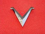 1953 Dodge Coronet D44 Hood Front V Ornament Emblem Nos Mopar #1456697 Chryco. Fixed Price $153.53.