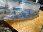 Gm Nos Chevrolet Blue Black Emblem Badge Plastic Part #22546474. Fixed Price $65.09.