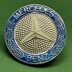 Mercedes W124 W201 Front Badge Grille Emblem Genuine 2018800088. Fixed Price $49.95.