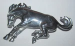 Vintage Ford Bronco Chrome Horse Emblem Very Nice Kbc 800410 EOTB-16C 144-AA. Fixed Price $40.00.
