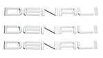 3PC Gm Oem Denali Door Emblem Liftgate Nameplate Envoy Yukon 15070426 Chrome. Fixed Price $39.95.