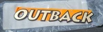 2000 2003 Subaru Outback Gold Plastic Emblem Never Mounted W Tape 93063AE010. Fixed Price $19.99.