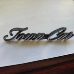 Vintage 1980'S Lincoln Town Car Script Fender Emblem (3.75") Part# E1VB5442550BB. Fixed Price $15.00.