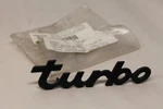 Porsche Turbo Genuine Original Rear Decklid Emblem 1976-1977 930.559.317.01. Fixed Price $72.50.
