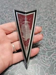 1970'S 1980'S? Pontiac Emblem Badge Logo Oem Used Original Gm Part # 10000803. Fixed Price $27.00.