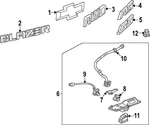 Genuine Gm Emblem 26359995. Fixed Price $36.40.