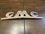 1948, 1949, 1950, 1951-54 Gmc Truck Grille Header Emblem Oem #2227865 (5 Window). Fixed Price $149.95.