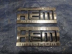 5.7 Liter Hemi Magnum Emblem Pair - Dodge 5507766IAA Used, Good Condition. Fixed Price $15.00.