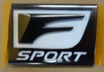 New Genuine Oem Toyota/lexus "f Sport" Driver Front Fender Nameplate 75362-30011. Fixed Price $60.95.
