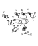 Genuine Mopar Instrument Panel Nameplate 68494902AA. Fixed Price $60.96.