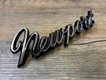 1966 Chrysler Newport Body Mopar Nos 1/4 Panel Script Emblem 2605362. Fixed Price $60.00.