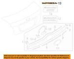 Subaru Oem 12-16 Impreza Lift Gate Exterior Trim-nameplate 93079FJ010. Fixed Price $26.02.