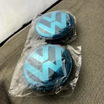Vw Volkswagen Wheel Caps X2 Brand New Never Used. For MK4 Veedubs - Aqua ?. Fixed Price $29.75.