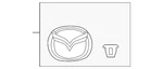 Genuine Mazda Deck Lid Emblem GBEF-51-730A. Fixed Price $18.55.