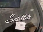 Vintage 1971 72 Plymouth Satellite Metal Stick On Emblem Oem 3505020 Mopar...... Fixed Price $21.99.