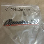 1955-59 Chevrolet Apache 30 Series Original Chrome Fender Emblem Badge. Fixed Price $85.00.