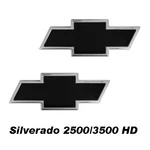 Frt & Rr Combo Billet Bowtie Emblem 15-19 Chevy Silverado 2500HD 3500 Blk/chr. Fixed Price $185.00.