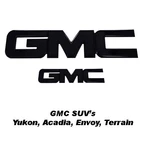 Black Front & Rear Billet Grille Emblem Combo Kit Full Repl 00-14 Gmc Yukon Suv. Fixed Price $149.99.