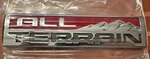 Oem Front Lh Or Rh Tailgate All Terrain Emblem Badge 14-20 Gmc 84672515. Fixed Price $70.00.