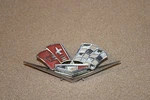 1960S 1970S Chevy Corvette Flag Emblem Badge Trim Original Vintage Oem 379200. Fixed Price $49.95.