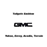 00-14 Gmc Yukon Xl Denali Suv Replacement Rear Tail Gate Emblem Black. Fixed Price $49.99.
