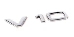New Audi RS6 C6 V10 Chrome Emblem Badge 4E0853601A2ZZ 2007 Genuine. Fixed Price $61.21.
